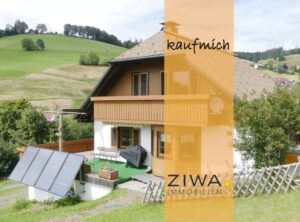 Freier Blick über die Kuhweiden, Einfamilienhaus mit Garagen
