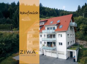 3,5-Zi mit Balkon, Aussicht über’s Städtle, EbKü, Ga + Stpl, Aufzug, provisionsfrei!